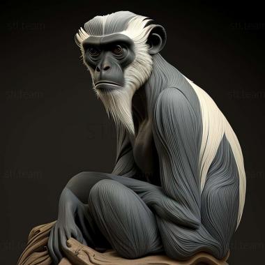 3D model Piliocolobus gordonorum (STL)